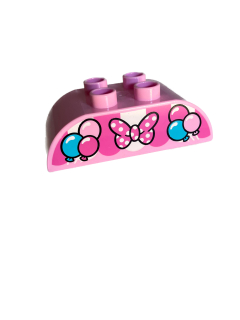 Lego® Duplo® kostka s potiskem mašličky